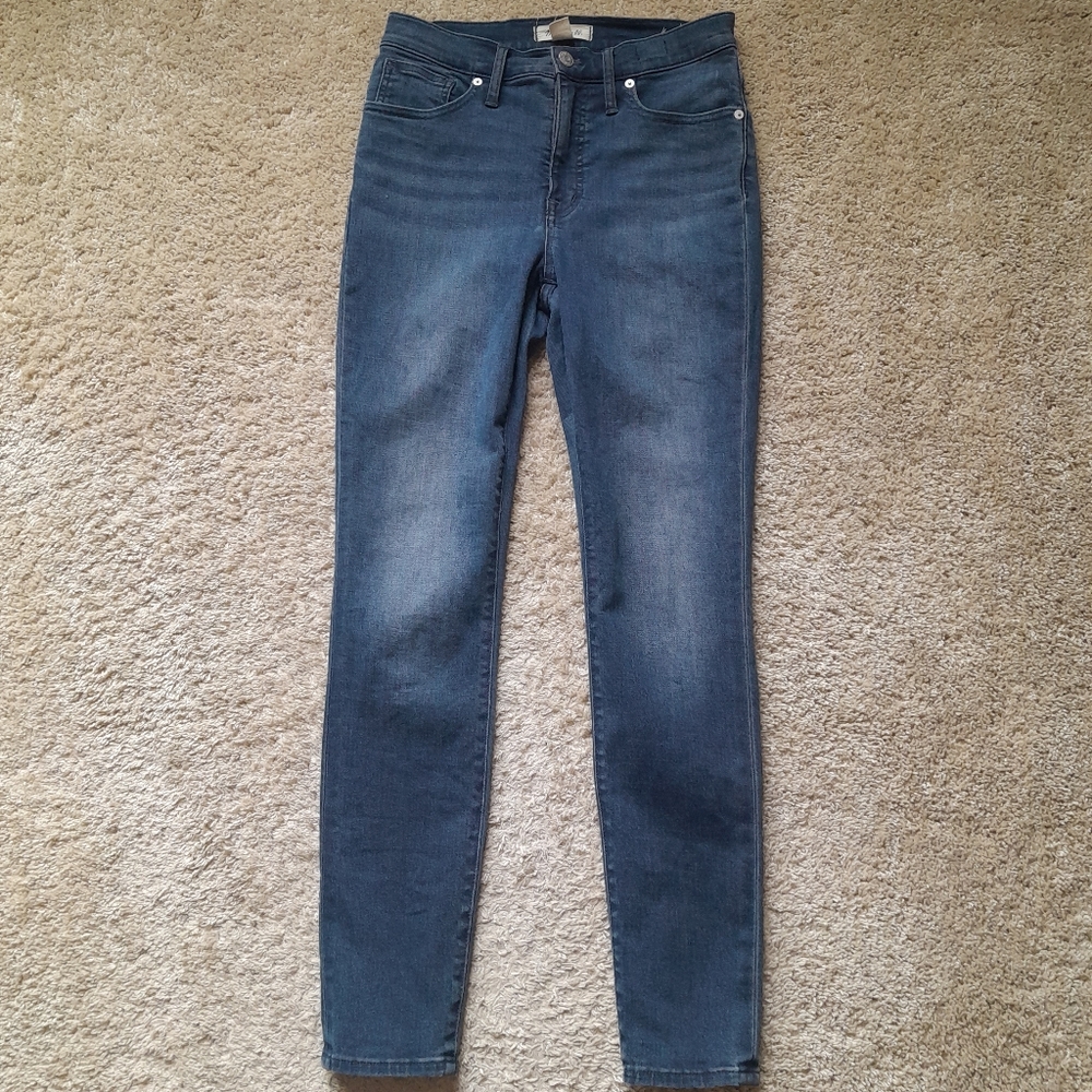 Madewell 9" mid rise skinny jeans women's 27